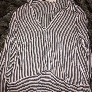 Light long sleeve stripped Nordstrom top